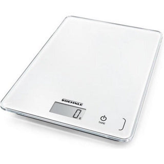 Soehnle Küchenwaage Compact 300 – digital – 1 Gramm genau – bis 5 kg – weiß