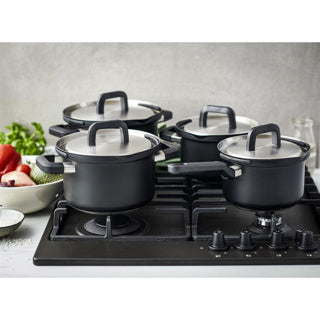 Bk Flow Cool Black Edelstahl-Pfannenset 4-teilig