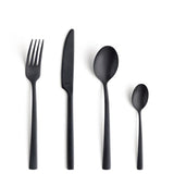 Amefa Manille Vintage - Schwarz - 16-teiliges Besteckset - 4 Personen