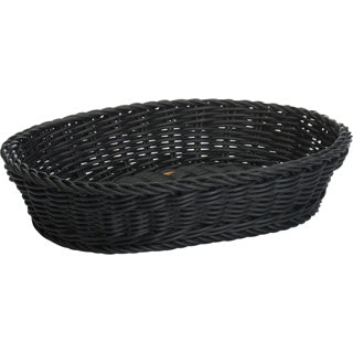 Westmark Brotkorb oval 32x23x7 cm schwarz | 3 Stück