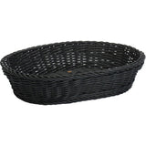 Westmark Brotkorb oval 32x23x7 cm schwarz | 3 Stück