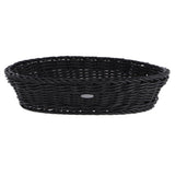 Westmark Brotkorb oval 32x23x7 cm schwarz | 3 Stück