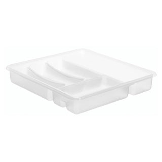 Rotho Besteckkasten 6 Fächer transparent