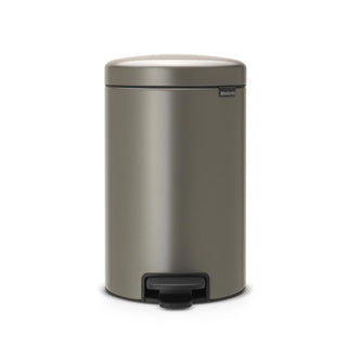 Brabantia Newicon Abfallbehälter – 12 Liter – Platin