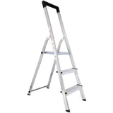 Hailo L40 Haushaltstreppe 3-Stufen Aluminium (2 Stufen + Podest)