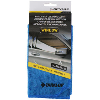 Dunlop Mikrofasertuch Glas 35x35 cm | 3 Stück