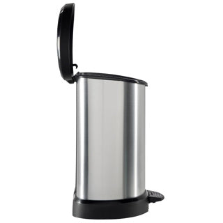 Curver Decobin Abfallbehälter – 15 l – Metall – recycelter Kunststoff