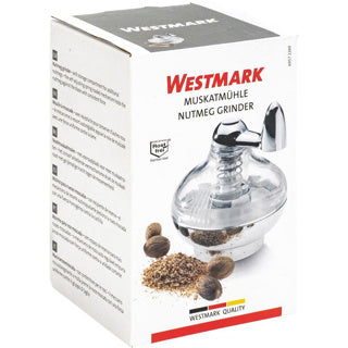 Westmark Muskatnussmühle, mit Stauraum, Kunststoff Edelstahl, silber transparent, 69572260
