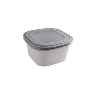 Sunware – Sigma Home Lebensmittel-Aufbewahrungsbox 3,8 l grau – 23 x 23 x 12,4 cm