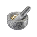 Westmark Mörser mit Stößel aus Naturgranit, groß, Innendurchmesser: ca. 9,5 cm, grau, 69602260