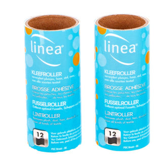 Linea klebrige Fusselbürste + 2 Ersatzrollen