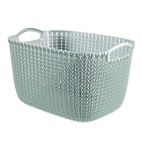 Curver Strick-Aufbewahrungskorb, Größe L, 19 l, blau