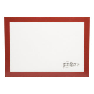 Patisse Silikon-Backmatte 52x32 cm rot weiß