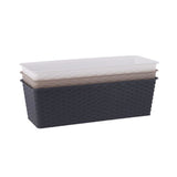 Blumenkasten 12 x 16 x 40 cm PP farbig sortiert | 6 Stück