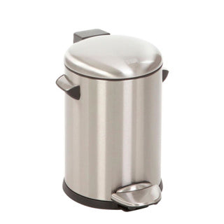 Eko Vepa Bins Treteimer Belle Deluxe matt Edelstahl 3 Liter