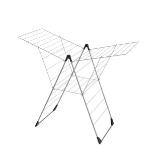 Metaltex tomadovento Wäscheständer silber 58 x 133 x 109 cm