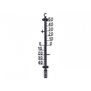 Thermometer 40 x 10 cm schwarz | 2 Stk