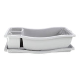 Curver Abtropfgestell mit Plateau hellgrau 29x39x11cm
