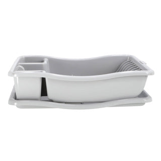 Curver Abtropfgestell mit Plateau hellgrau 29x39x11cm