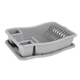 Curver Abtropfgestell mit Plateau hellgrau 29x39x11cm