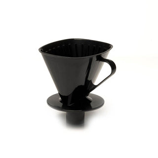 Dbp Kaffeefilterhalter schwarz mit Ausguss | 2 Stk