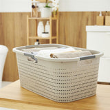 Rotho Country Wäschekorb 40l Cappuccino
