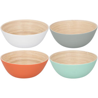 Bambusschale ø17 x 7 cm 4-fach sortiert | 4 Stück