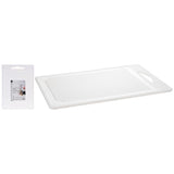 Excellent Houseware Schneidebrett 39 x 27 cm weiß | 3 Stück