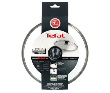 Tefal Glasdeckel - ø 24 cm - mit Dampfloch - hitzebeständig - für Bratpfannen geeignet