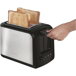 Tefal TT410D Express-Toaster 16x26x19 cm 850W Edelstahl schwarz