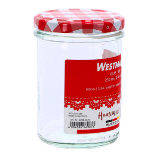 Westmark Glas Marmeladenglas 230 ml 6,6 cm