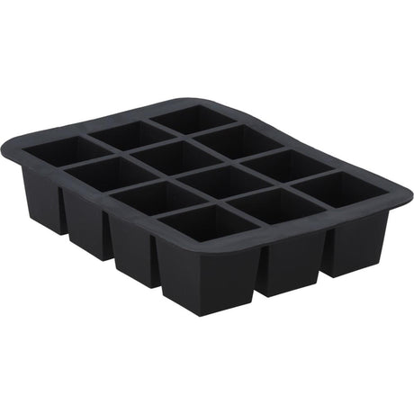 Excellent Houseware Eiswürfelbereiter Silikon 19x14cm grau
