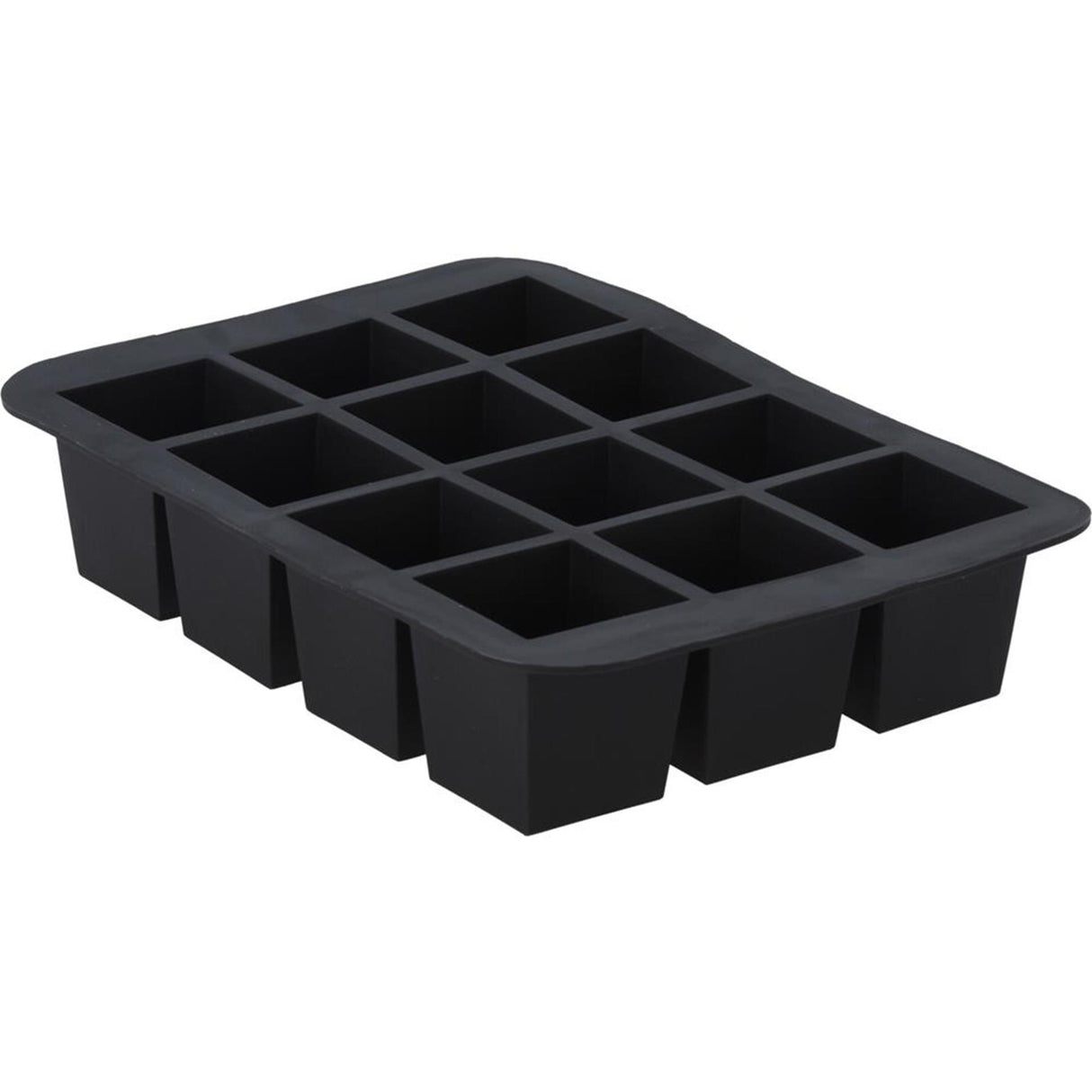 Excellent Houseware Eiswürfelbereiter Silikon 19x14cm grau