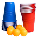 Juegos de payaso cerveza pong 20 tazas 6 bolas