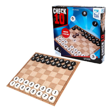 Clown-Spiele Check-10-Brettspiel