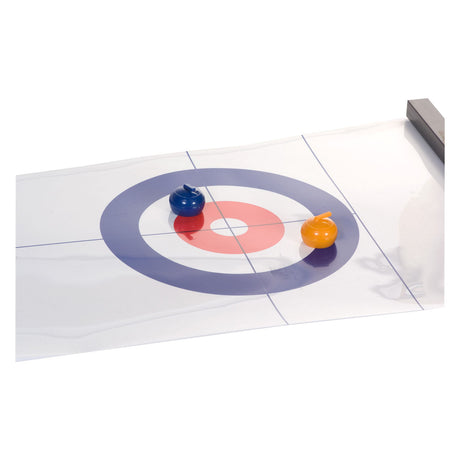 Clownspieltisch Curling mit 8 Steinen