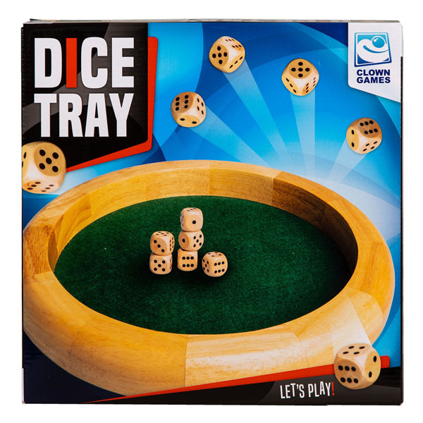 Clownspiele Würfelbox Holzbrettspiel