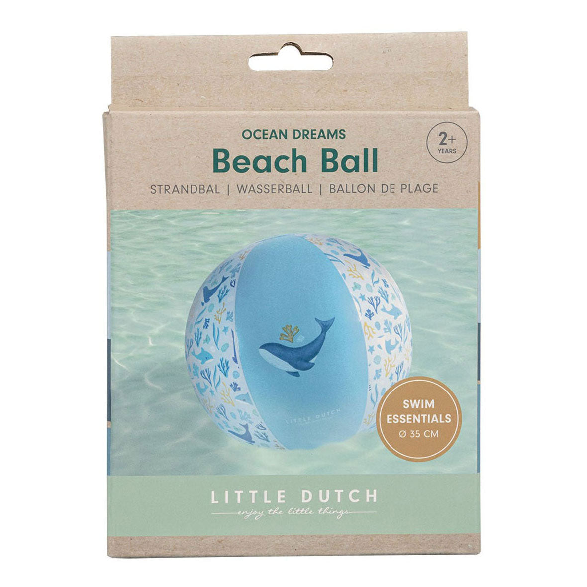 Little Dutch Ocean Dreams Wasserball blau, 35cm