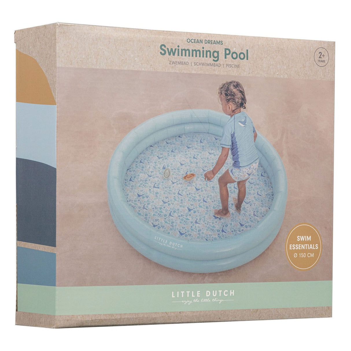 Little Dutch Ocean Dreams Schwimmbad blau, 150 cm