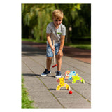 Outdoor spielen Holztiere Krocket