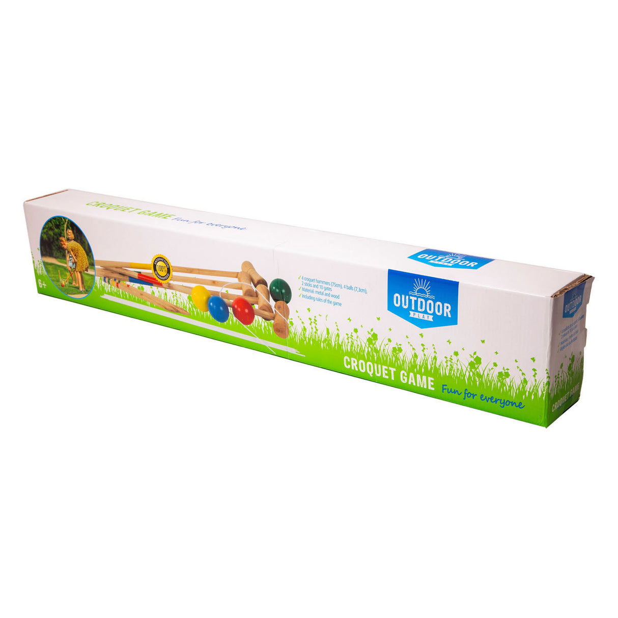 Outdoor Play Woodoor Croquet