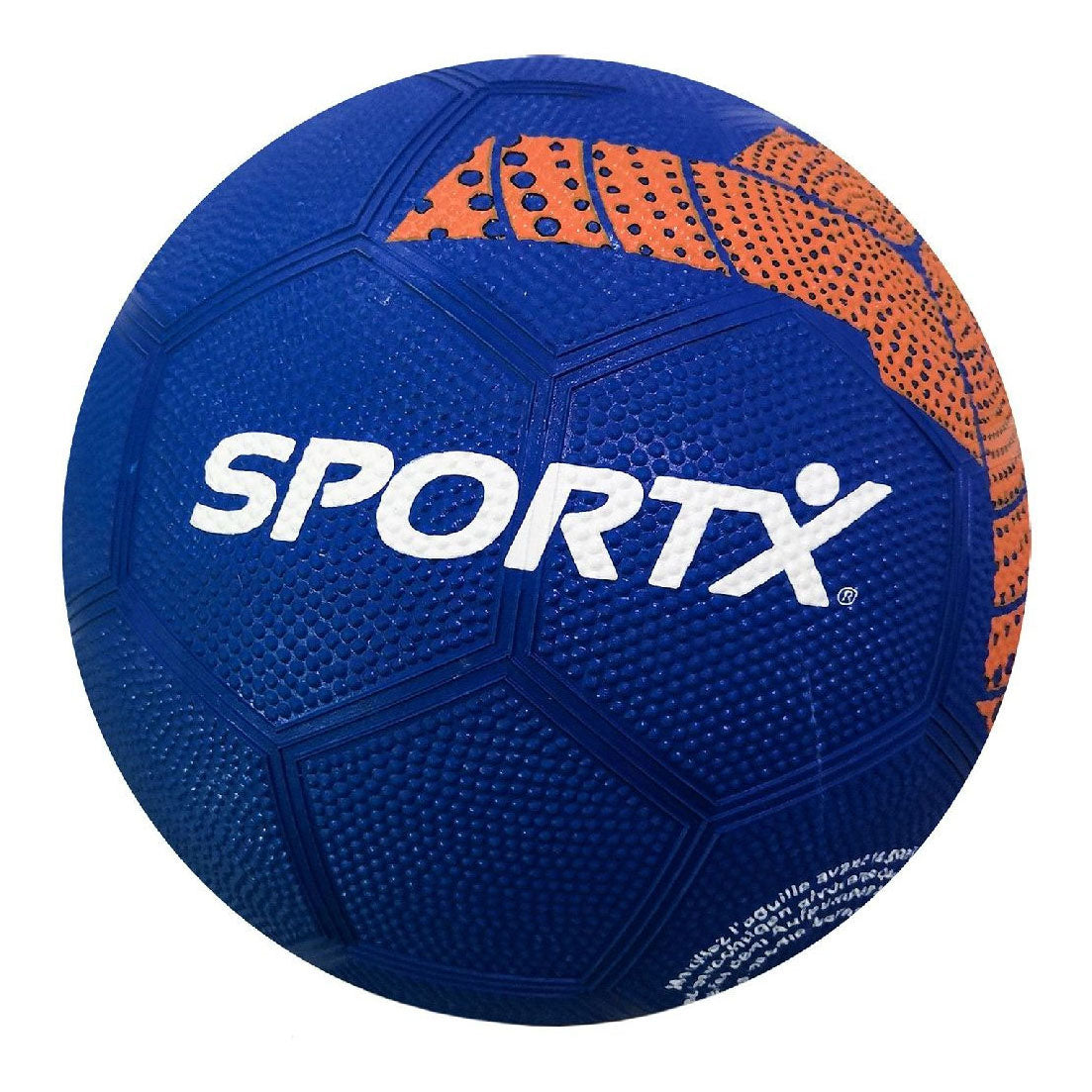 Sportx Fussball Gummi Orange Dräieck 360-380GR