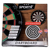 Sportx Dartbord strömte mit 6 Darts