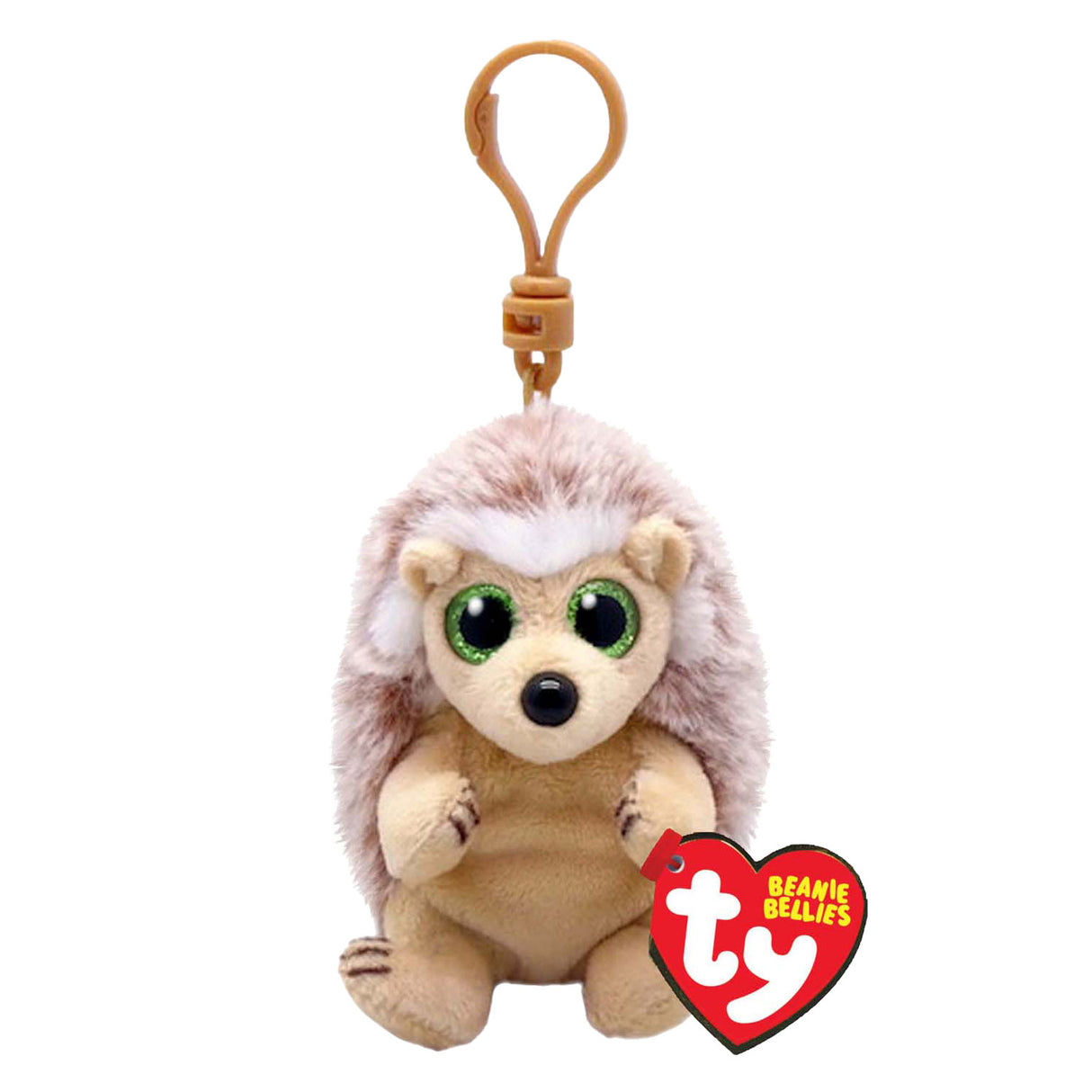 Ty beanie babies bellies clip bumper hedgehog, 10cm