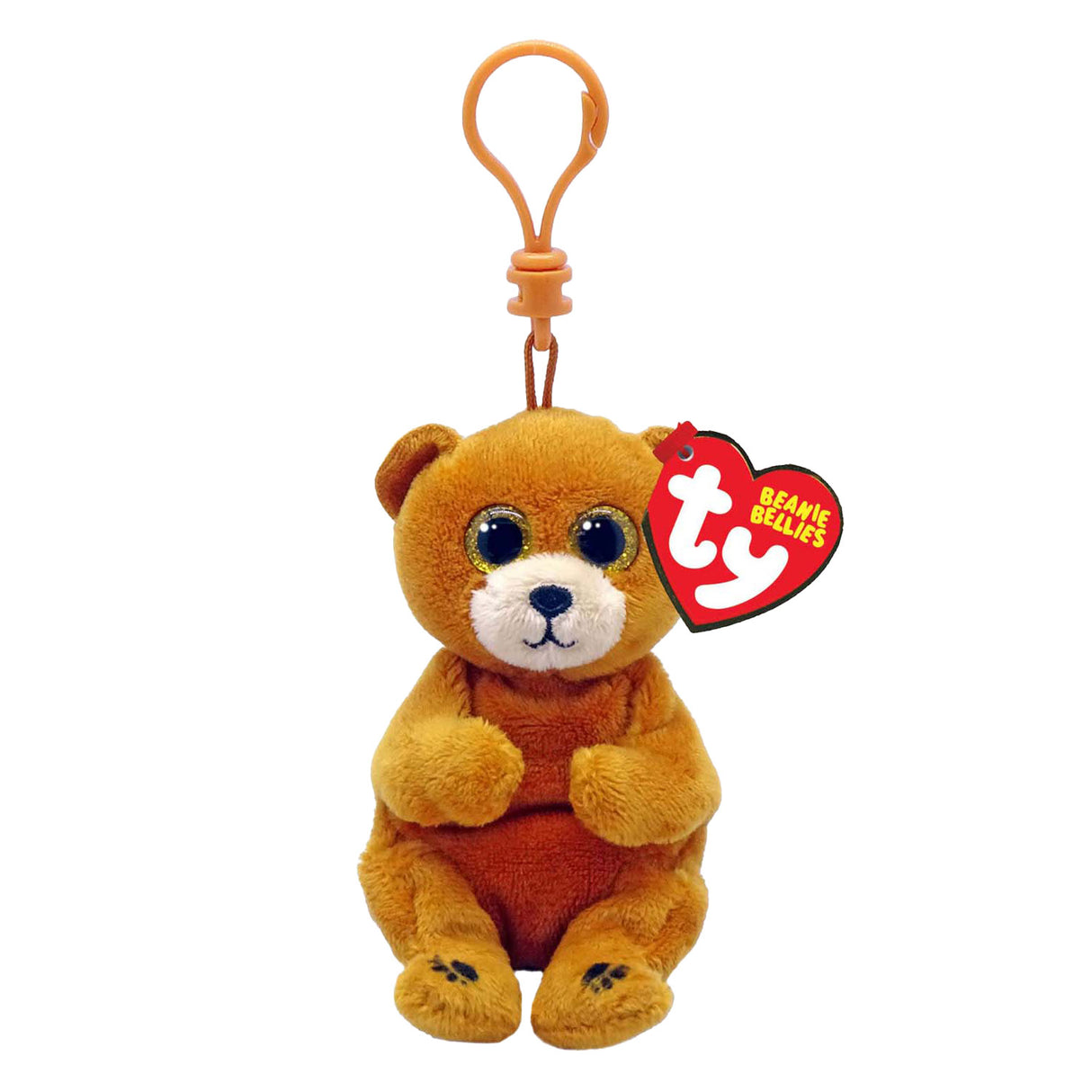 Ty beanie babies bellies clip duncan bear, 10cm