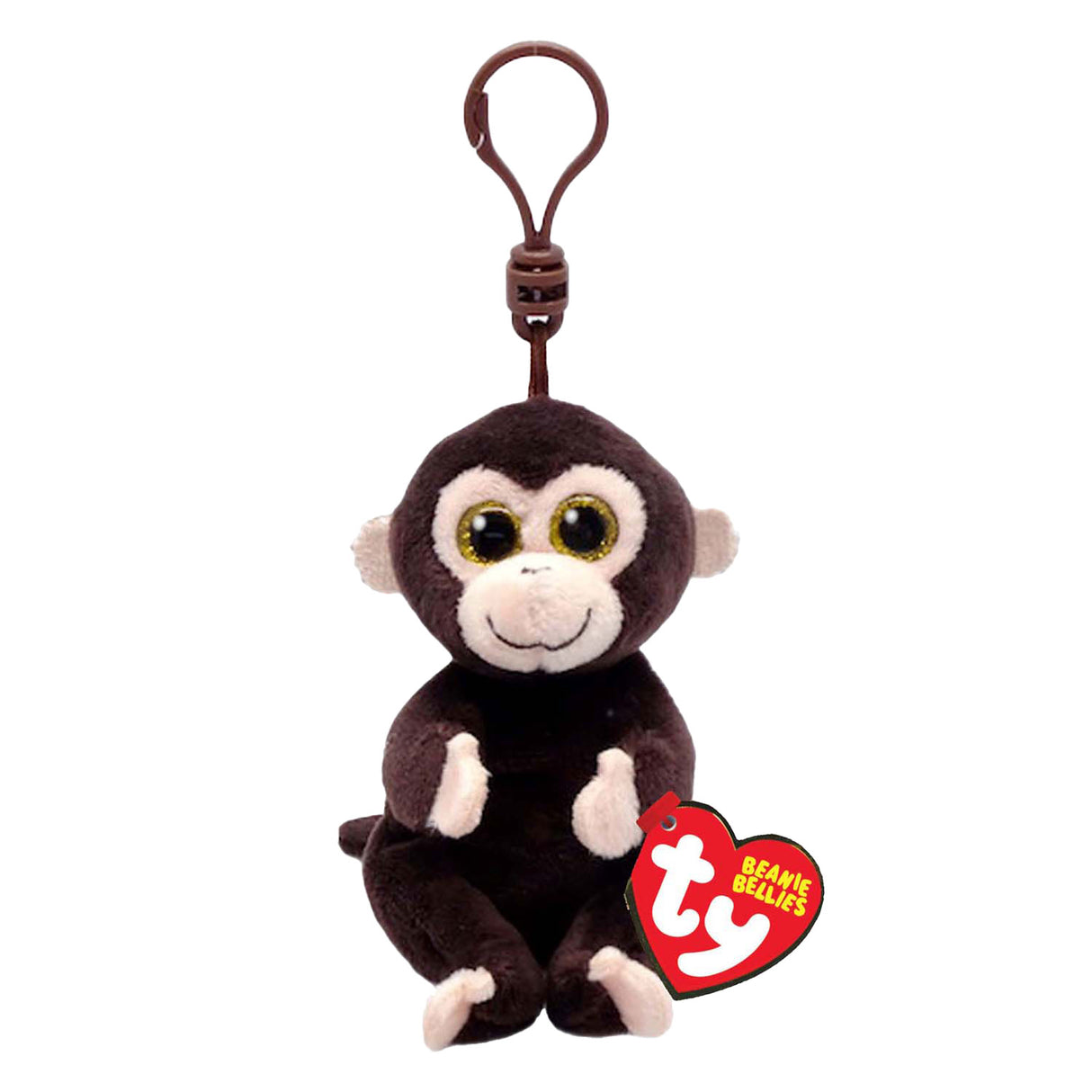 Ty Beanie Babies Bäuche Clip Matteo Monkey, 10 cm