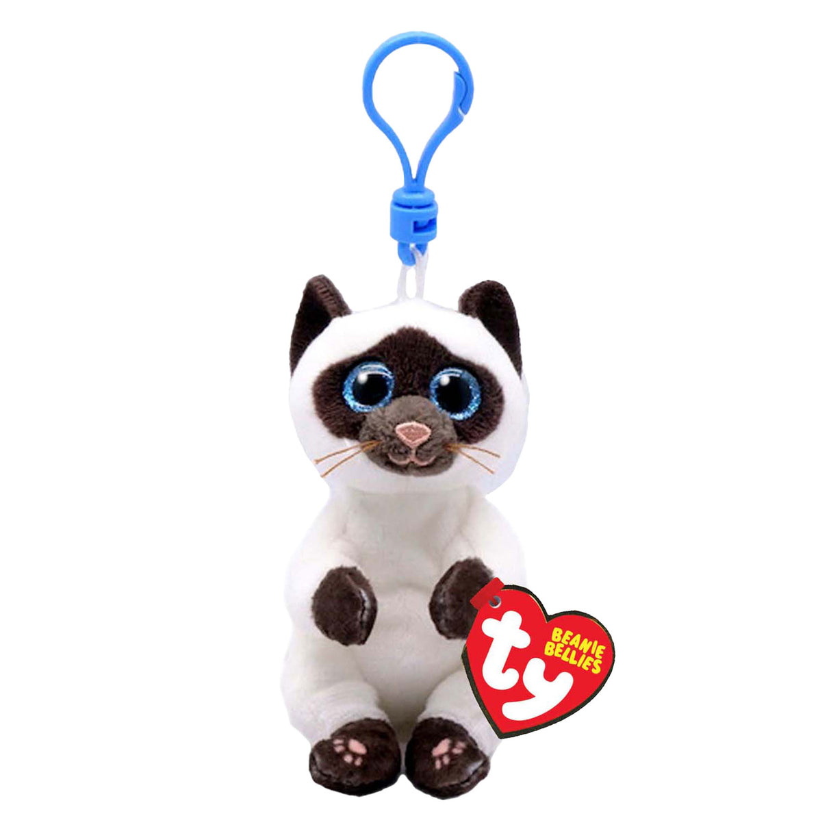 Ty Beanie Puppelcher Bellies Clip Miso Siamese, 10cm