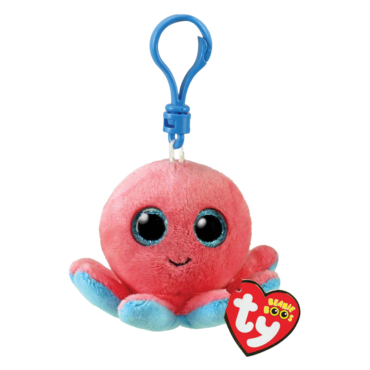 Ty Beanie Boos Clip Sheldon Octopus, 7 cm