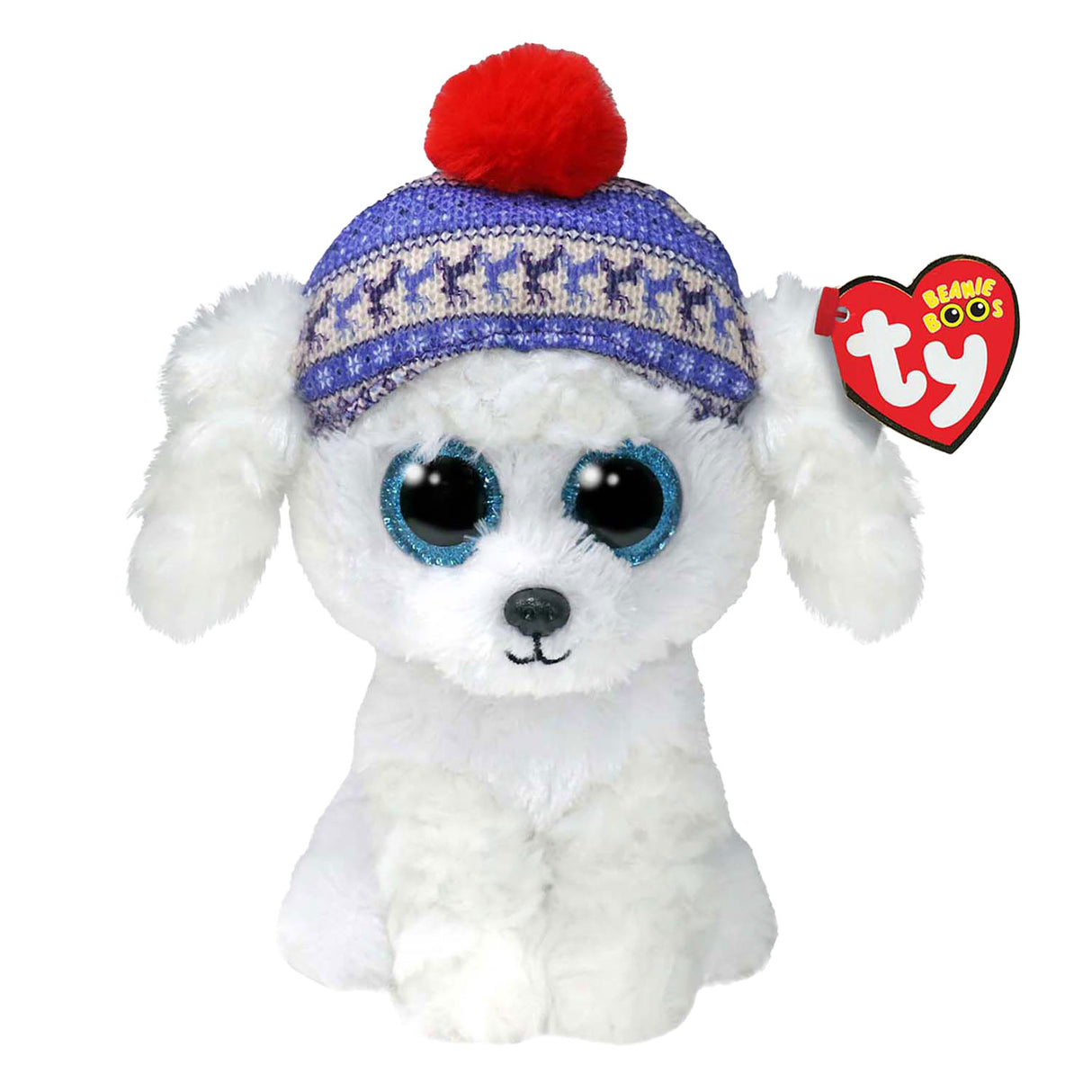 Ty Beanie Boo's Weihnachtsschlittenhund, 15 cm