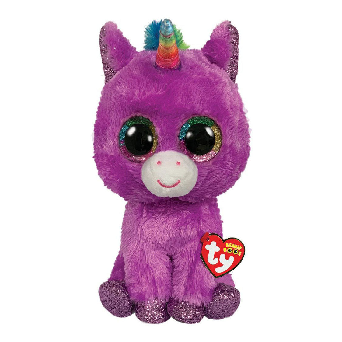 TY Beanie Buddy Rosete Unicorn, 24 cm